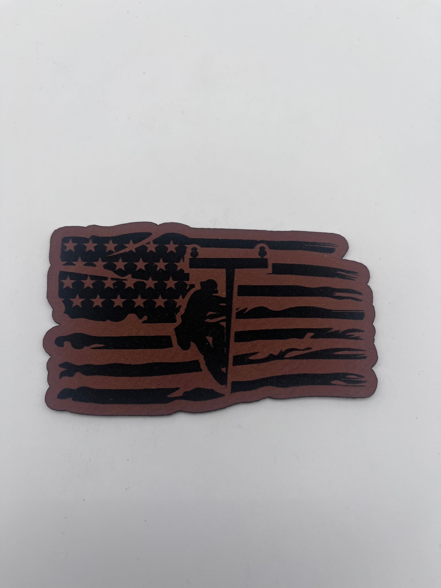 Lineman Inside Flag