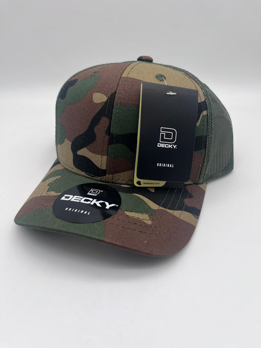 Camo Trucker Hat - Youth
