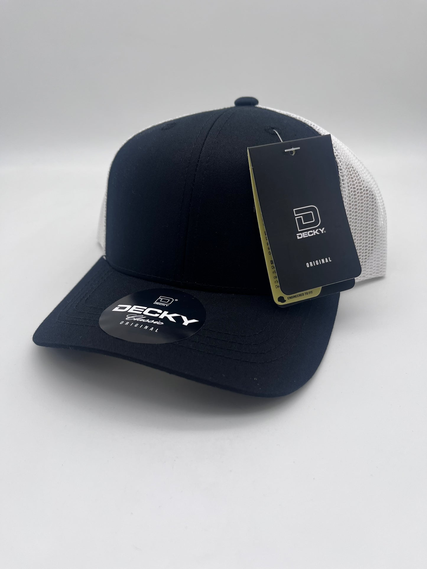 Black/White Trucker Hat - Youth