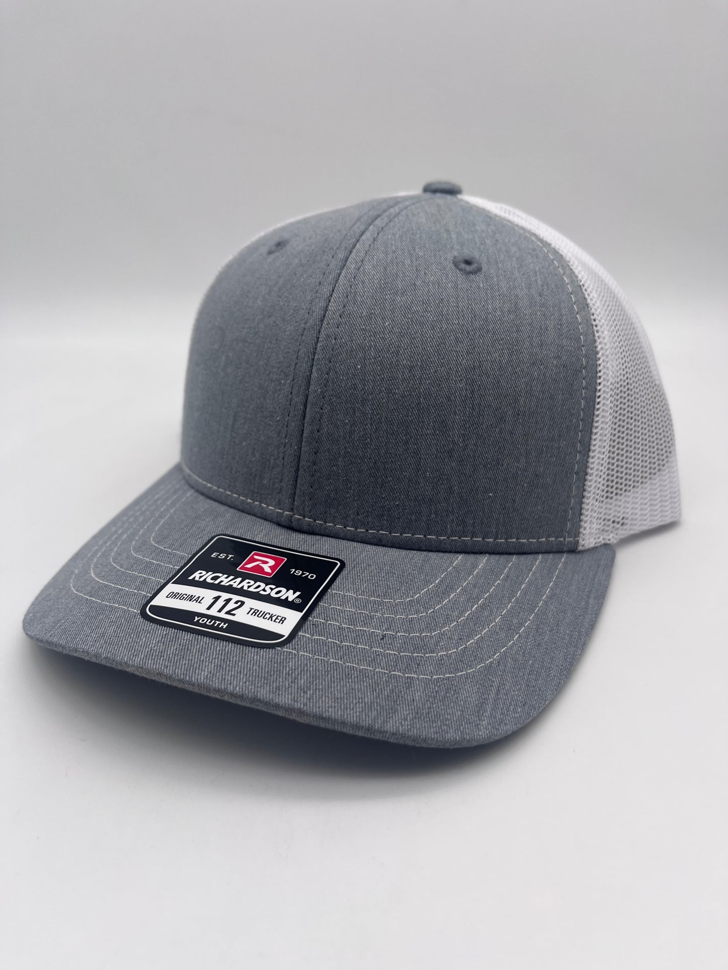 Heather Grey / White Trucker Hat - Youth