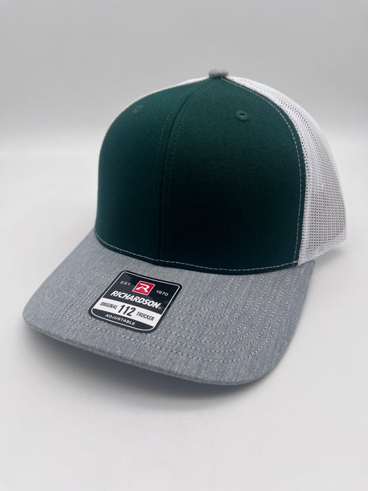 Dark Green / Grey / White - Richardson 112