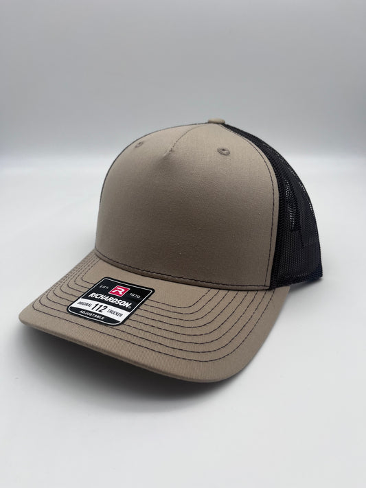 Khaki / Brown Five Panel - Richardson 112