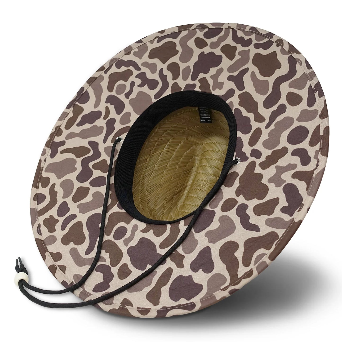 Duck Camo Straw Hat