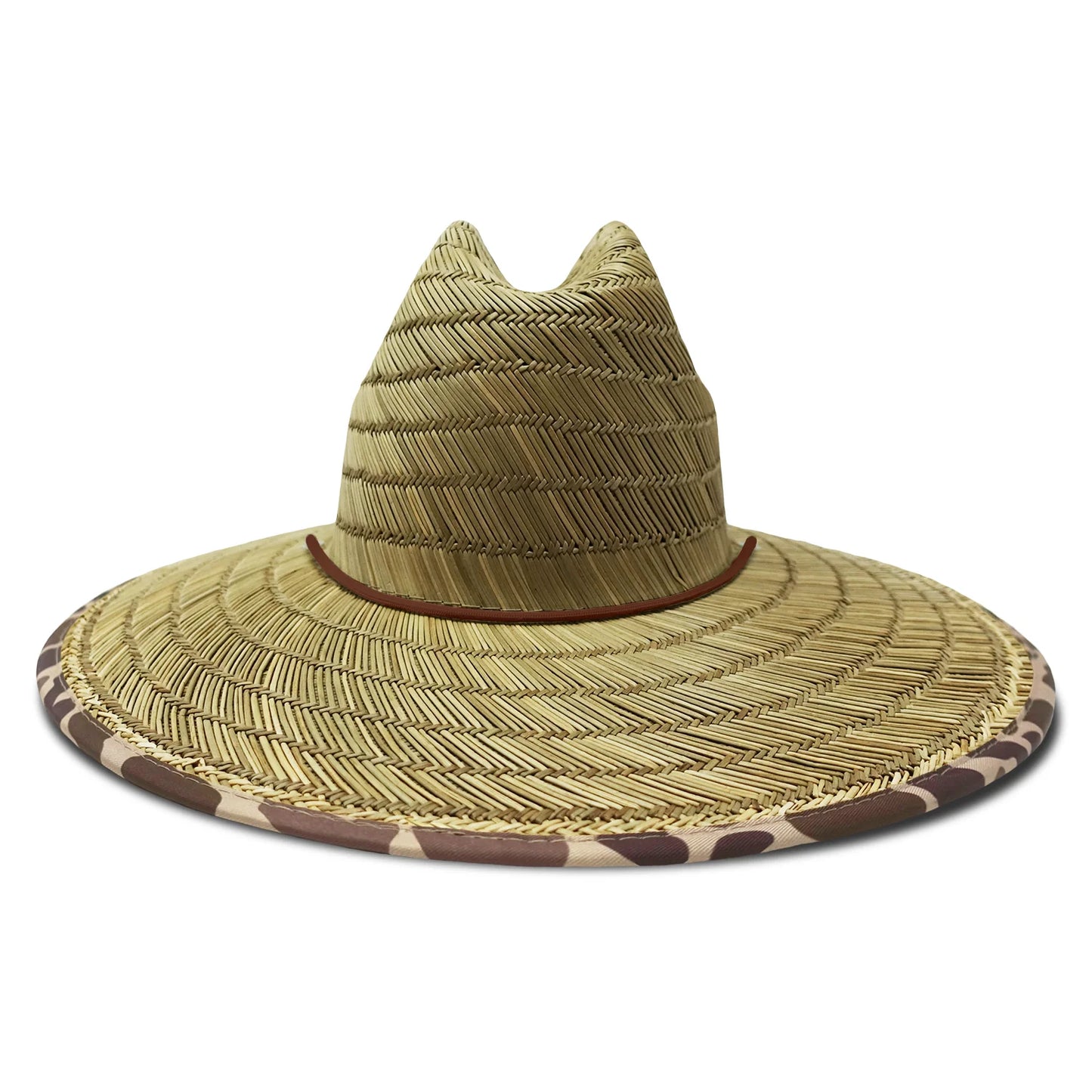 Duck Camo Straw Hat